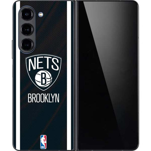 NBA Brooklyn Nets Jersey Galaxy Z Fold5 5G Skin