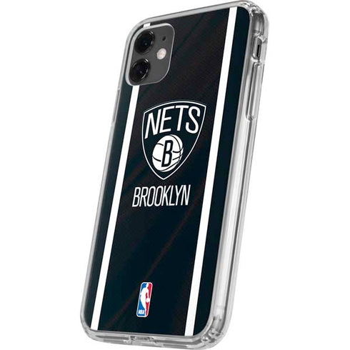 NBA Brooklyn Nets Jersey iPhone 11 Clear Case