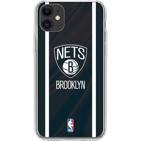 NBA Brooklyn Nets Jersey iPhone 11 Clear Case