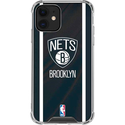 NBA Brooklyn Nets Jersey iPhone 12 Clear Case