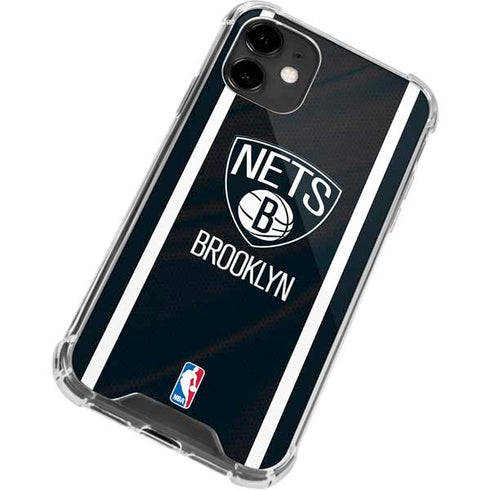 NBA Brooklyn Nets Jersey iPhone 12 Clear Case