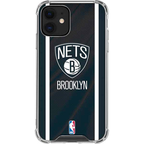NBA Brooklyn Nets Jersey iPhone 12 Mini Clear Case