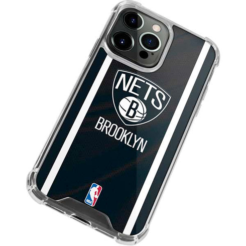 NBA Brooklyn Nets Jersey iPhone 13 Pro Max Clear Case