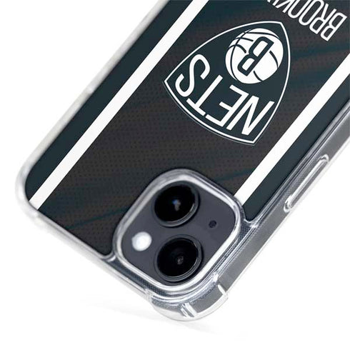 NBA Brooklyn Nets Jersey iPhone 15 Plus MagSafe Case