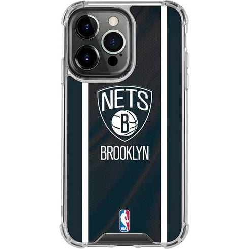 NBA Brooklyn Nets Jersey iPhone 14 Pro Clear Case