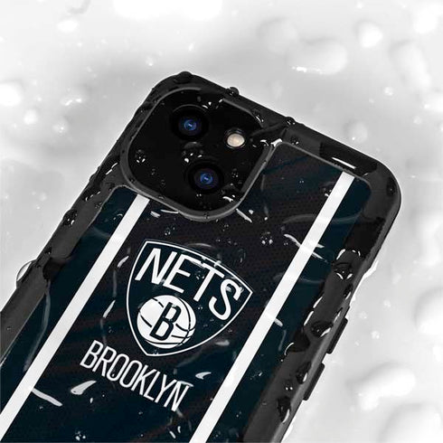NBA Brooklyn Nets Jersey iPhone 15 Waterproof Case