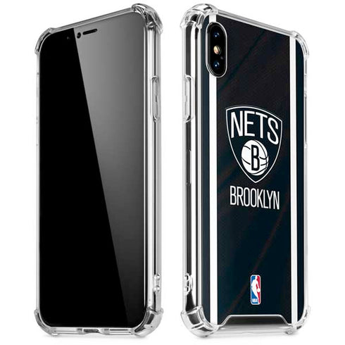 NBA Brooklyn Nets Jersey iPhone XS Max Clear Case