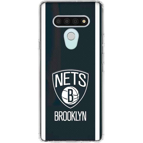 NBA Brooklyn Nets Jersey LG Stylo 6 Clear Case