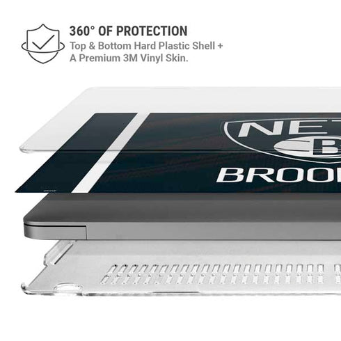 NBA Brooklyn Nets Jersey MacBook Pro 16in (2021-25) Case plus Skin