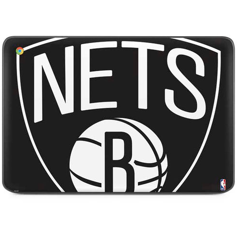 NBA Brooklyn Nets Large Logo HP Chromebook Skin