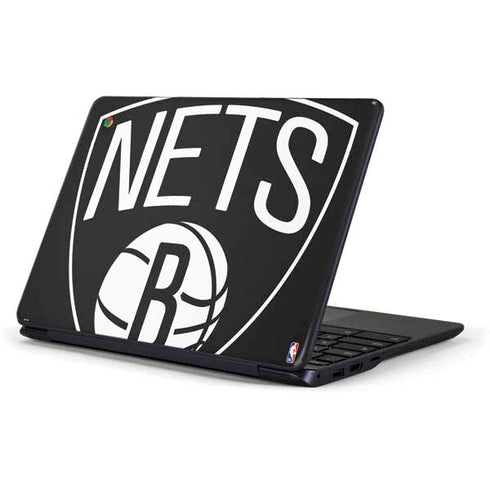 NBA Brooklyn Nets Large Logo Samsung Chromebook Skin