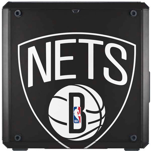 NBA Brooklyn Nets Large Logo Cooler Master MasterBox Q300L Mini Tower Skin