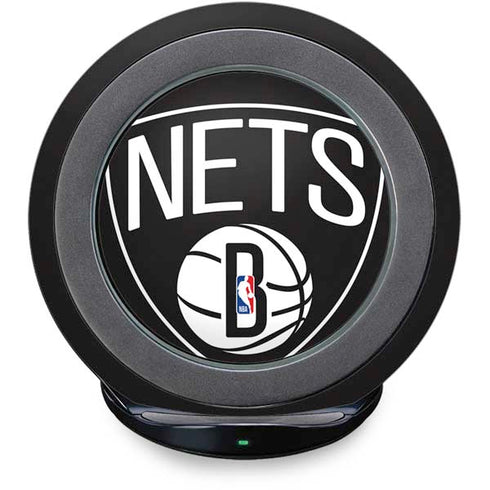 NBA Brooklyn Nets Large Logo Fast Charge Wireless Charging Stand Skin