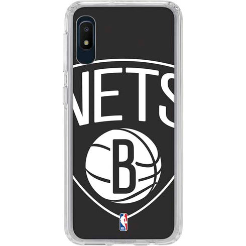 NBA Brooklyn Nets Large Logo Galaxy A10e Clear Case