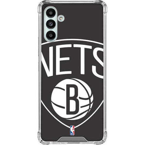 NBA Brooklyn Nets Large Logo Galaxy A13 5G Clear Case