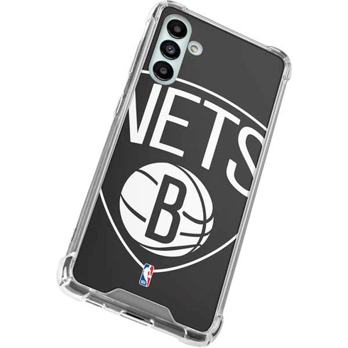 NBA Brooklyn Nets Large Logo Galaxy A13 5G Clear Case