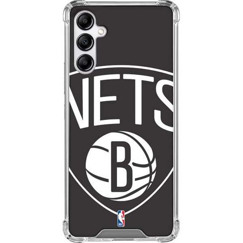 NBA Brooklyn Nets Large Logo Galaxy A14 5G Clear Case