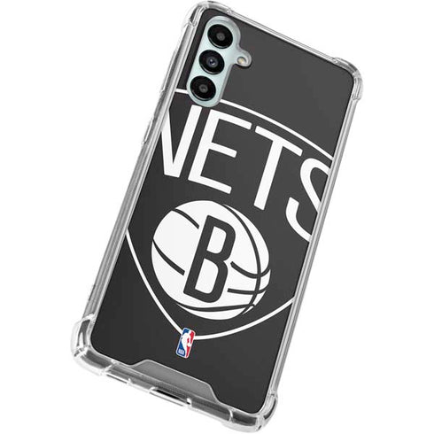 NBA Brooklyn Nets Large Logo Galaxy A15 5G Clear Case