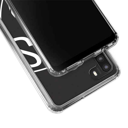 NBA Brooklyn Nets Large Logo Galaxy A21 Clear Case