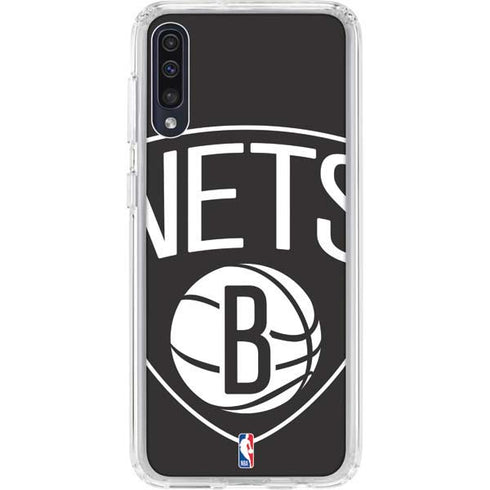 NBA Brooklyn Nets Large Logo Galaxy A50 Clear Case