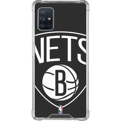 NBA Brooklyn Nets Large Logo Galaxy A51 5G Clear Case