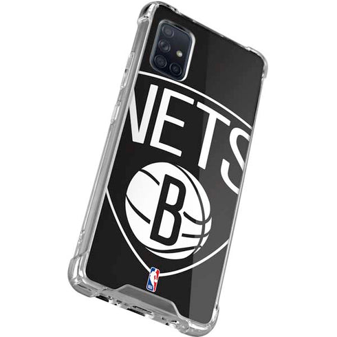NBA Brooklyn Nets Large Logo Galaxy A51 5G Clear Case