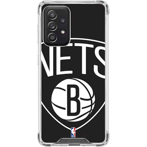 NBA Brooklyn Nets Large Logo Galaxy A52 5G Clear Case