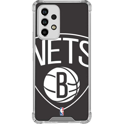 NBA Brooklyn Nets Large Logo Galaxy A53 5G Clear Case