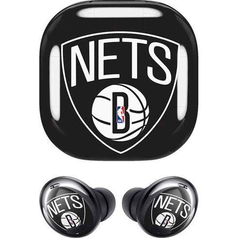 NBA Brooklyn Nets Large Logo Galaxy Buds Pro Skin