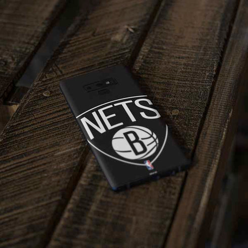 NBA Brooklyn Nets Large Logo Galaxy Note 9 Skin