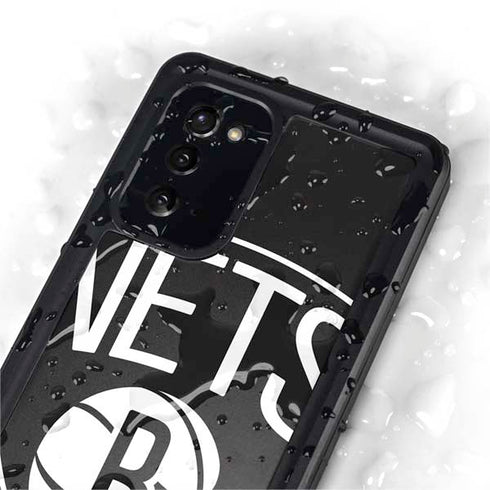 NBA Brooklyn Nets Large Logo Galaxy Note20 5G Waterproof Case