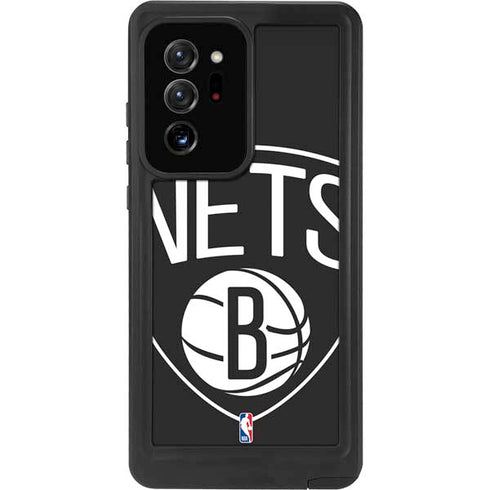 NBA Brooklyn Nets Large Logo Galaxy Note20 Ultra 5G Waterproof Case