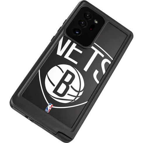 NBA Brooklyn Nets Large Logo Galaxy Note20 Ultra 5G Waterproof Case