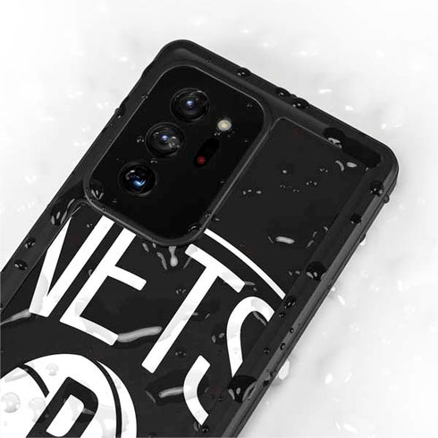NBA Brooklyn Nets Large Logo Galaxy Note20 Ultra 5G Waterproof Case