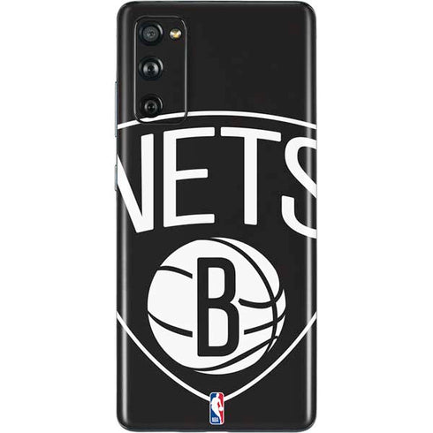 NBA Brooklyn Nets Large Logo Galaxy S20 Fan Edition Skin