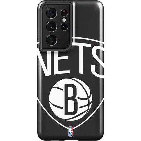NBA Brooklyn Nets Large Logo Galaxy S21 Ultra 5G Pro Case