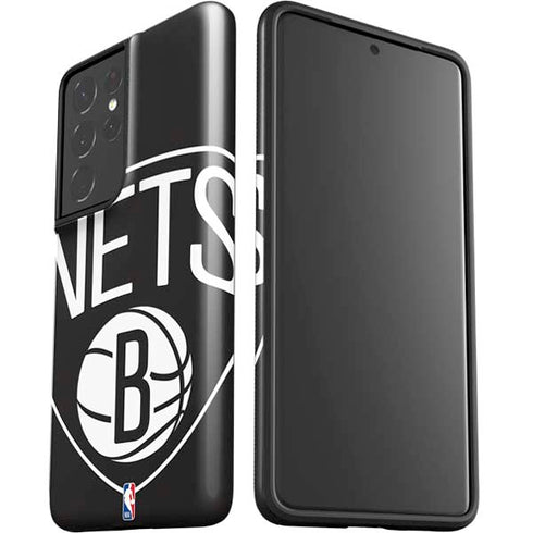 NBA Brooklyn Nets Large Logo Galaxy S21 Ultra 5G Pro Case