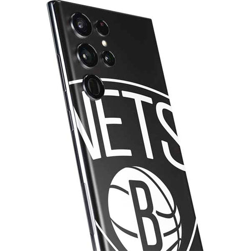 NBA Brooklyn Nets Large Logo Galaxy S22 Ultra Skin