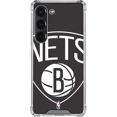 NBA Brooklyn Nets Large Logo Galaxy S23 Clear Case