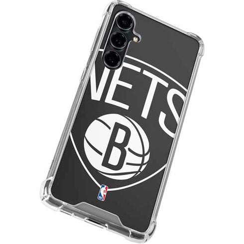 NBA Brooklyn Nets Large Logo Galaxy S23 FE Clear Case