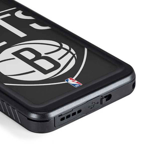 NBA Brooklyn Nets Large Logo Galaxy S23 Plus Waterproof Case