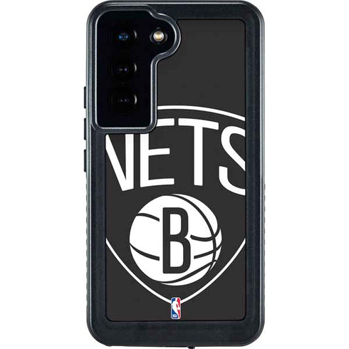 NBA Brooklyn Nets Large Logo Galaxy S23 Waterproof Case