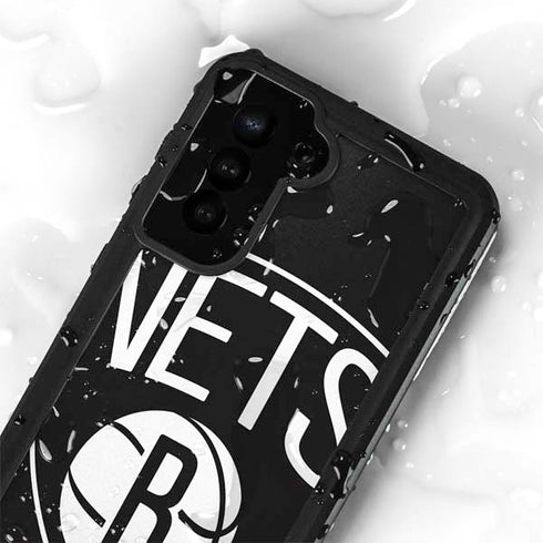 NBA Brooklyn Nets Large Logo Galaxy S23 Waterproof Case