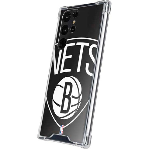 NBA Brooklyn Nets Large Logo Galaxy S24 Ultra Clear Case
