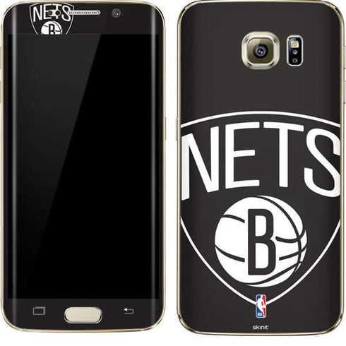 NBA Brooklyn Nets Large Logo Galaxy S7 Edge Skin