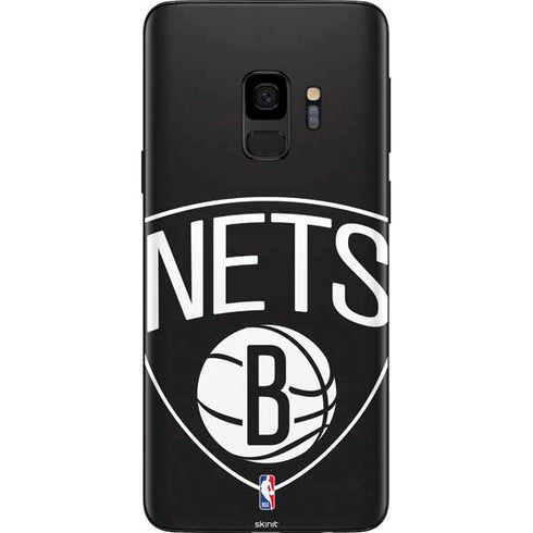 NBA Brooklyn Nets Large Logo Galaxy S9 Skin