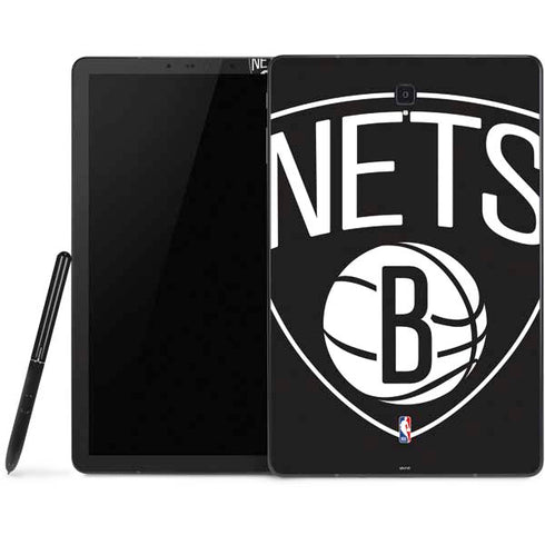 NBA Brooklyn Nets Large Logo Samsung Galaxy Tab Skin