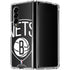 NBA Brooklyn Nets Large Logo Galaxy Z Fold4 5G Clear Case