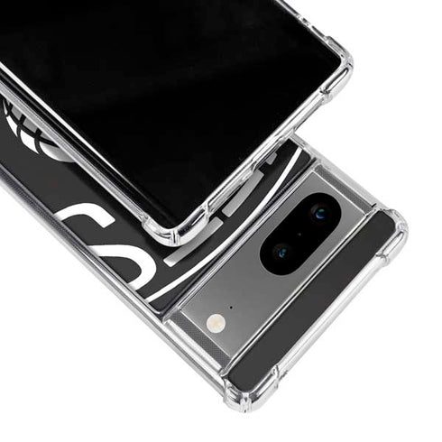 NBA Brooklyn Nets Large Logo Google Pixel 8 Clear Case