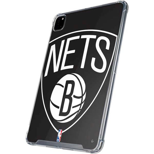 NBA Brooklyn Nets Large Logo iPad Pro 12.9in (2020) Clear Case